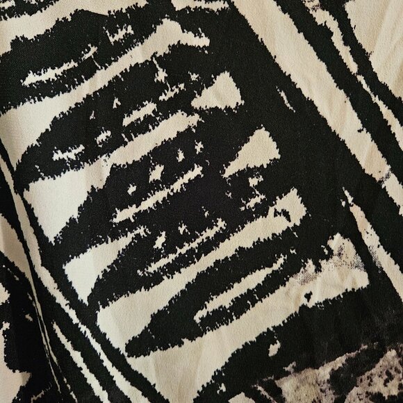 Morgan Mcfeeters Vintage Snakeskin Midi black Fall Aysymetric Slimming dress  14 - Picture 7 of 10